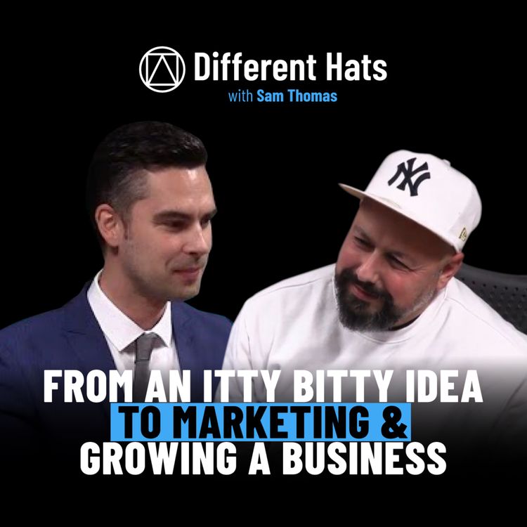 cover art for #E45 From an Itty Bitty idea to Marketing & Growing a Business | Ricky Whiting