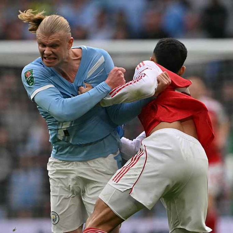 cover art for Premier League title decider: Will Arsenal crumble to Manchester City or will they silence the haters?