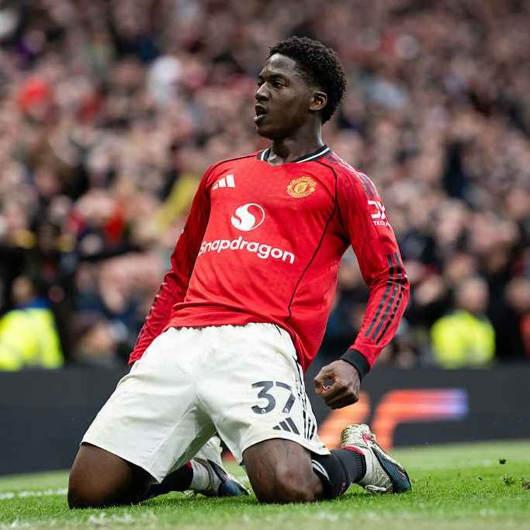 cover art for Mainoo marches Man United BACK into the Champions League!