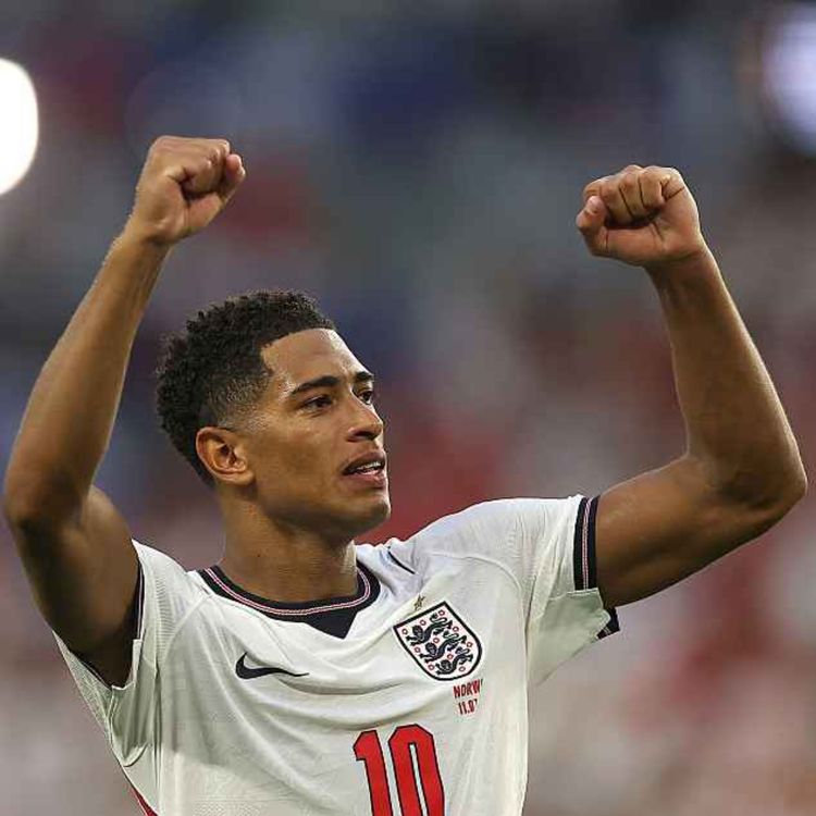 cover art for Bellingham's Brilliance Secures England Semi-Final
