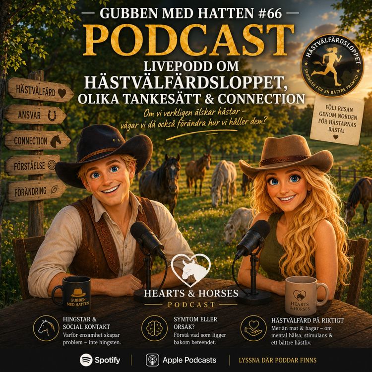 cover art for Gubben Med Hatten #66 – 🎙️ Livepodd om Hästvälfärdsloppet, olika tankesätt och connection