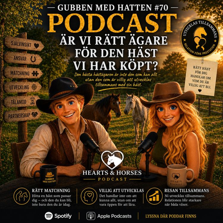 cover art for Gubben Med Hatten #70 – 🎙️ Är vi rätt ägare för den häst vi har köpt?