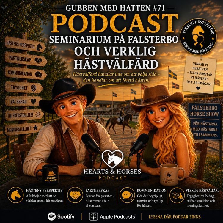 cover art for Gubben Med Hatten #71 – 🎙️ Seminarium på Falsterbo och vad verklig hästvälfärd egentligen innebär