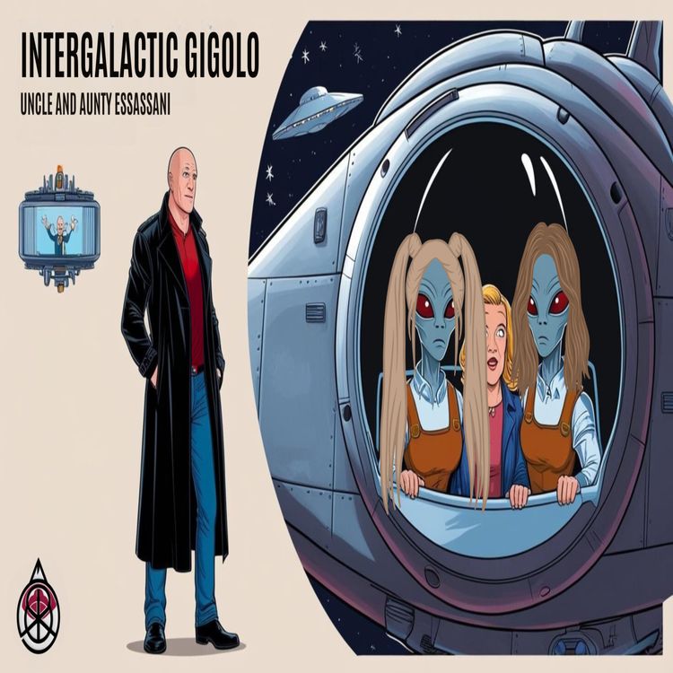 cover art for Intergalactic Gigolo: Uncle and Aunty Essassani