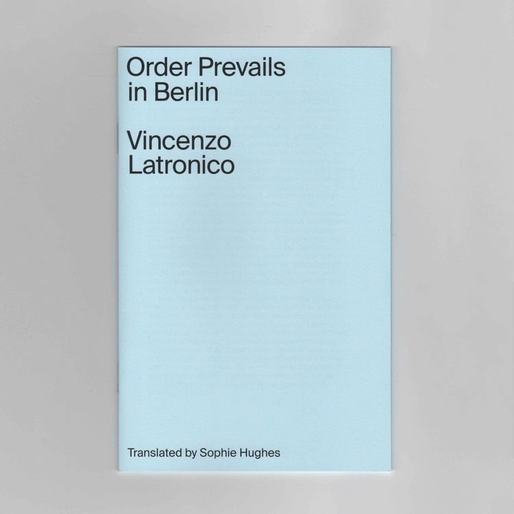 cover art for Vincenzo Latronico