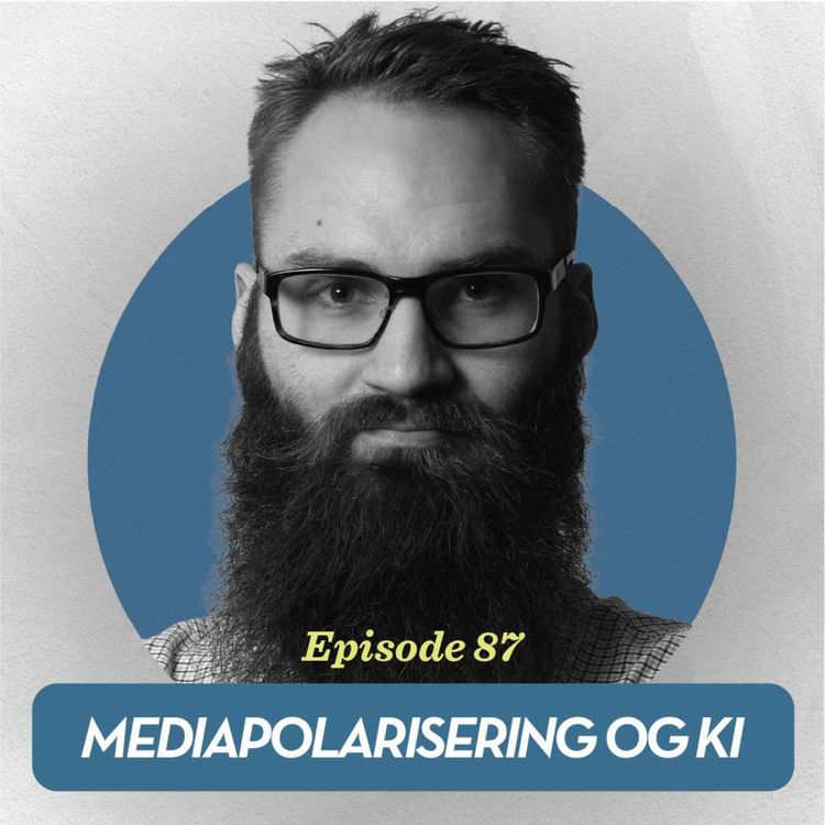 cover art for Mediapolarisering og KI, med Ingar K. Haaland 