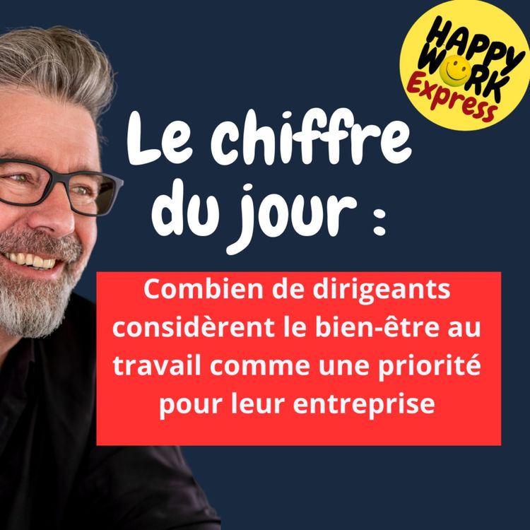cover art for #1336 - Combien de dirigeants  considèrent le bien-être au travail comme une priorité pour leur entreprise