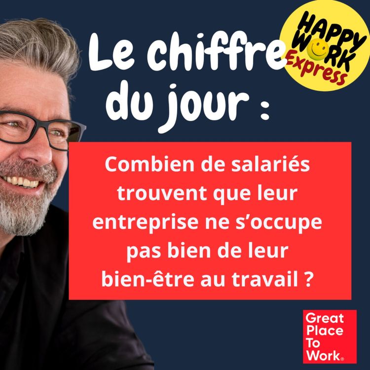 cover art for #1384 - Combien de salariés trouvent que leur entreprise ne s’occupe  pas bien de leur  bien-être au travail ?