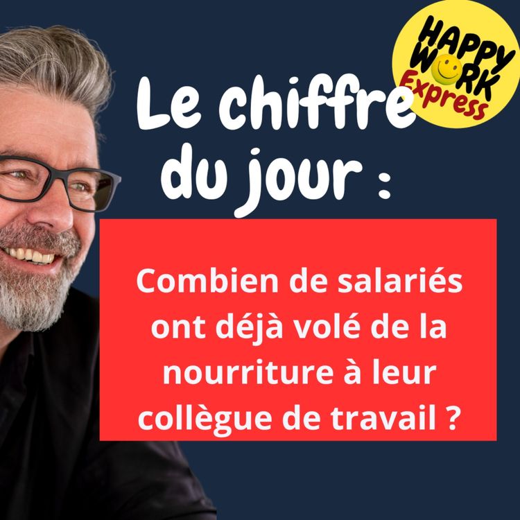 cover art for #1438 - Combien de salariés ont déjà volé de la nourriture à leur collègue de travail ?