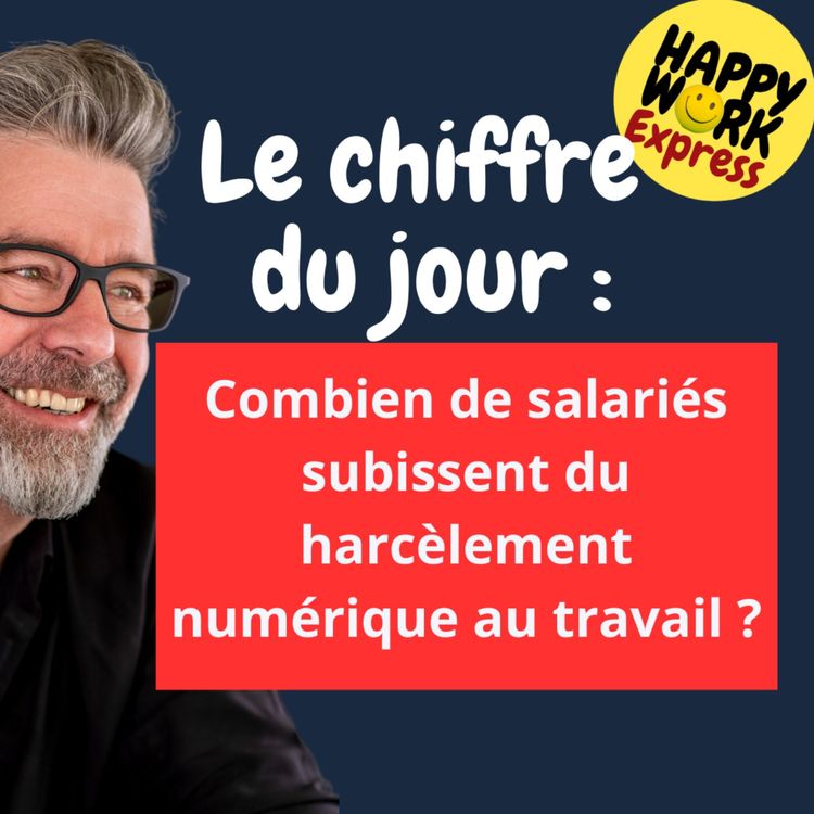 cover art for #1565 - Combien de salariés subissent du harcèlement numérique au travail ?