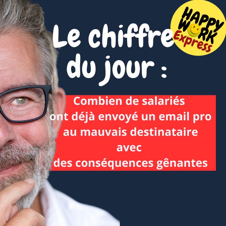 cover art for #2236 - Combien de salariés ont déjà envoyé un email pro au mauvais destinataire avec des conséquences gênantes