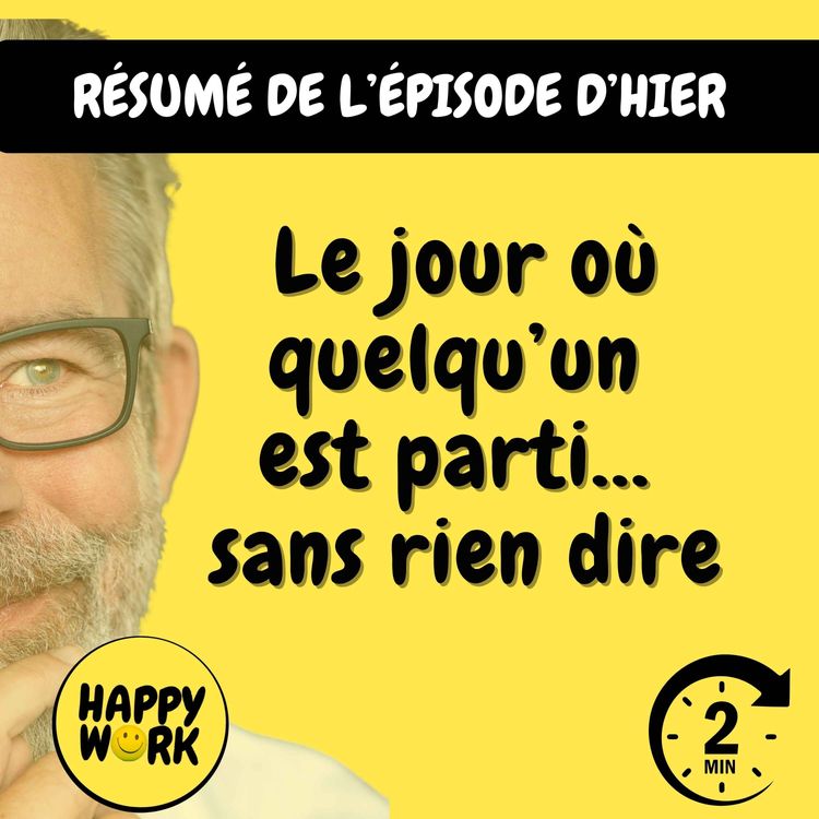 cover art for Résumé — Le jour où quelqu’un est parti… sans rien dire