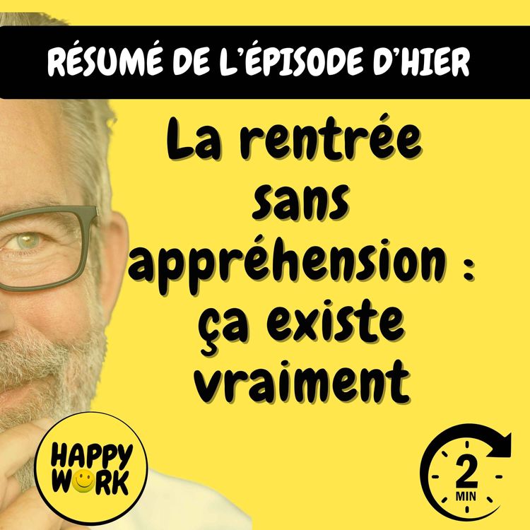 cover art for Résumé — La rentrée sans appréhension : ça existe vraiment