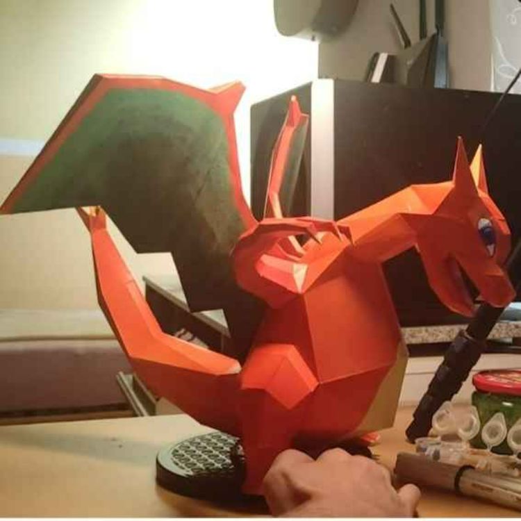 cover art for Pokemon Unite Ranking & A  3D Paper Charizard