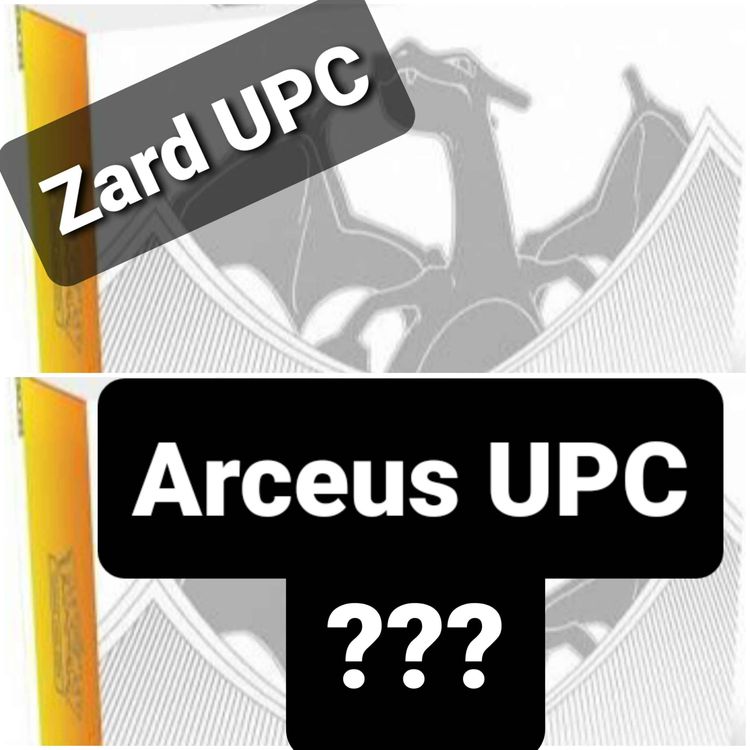 cover art for Charizard UPC & Arceus UPC?