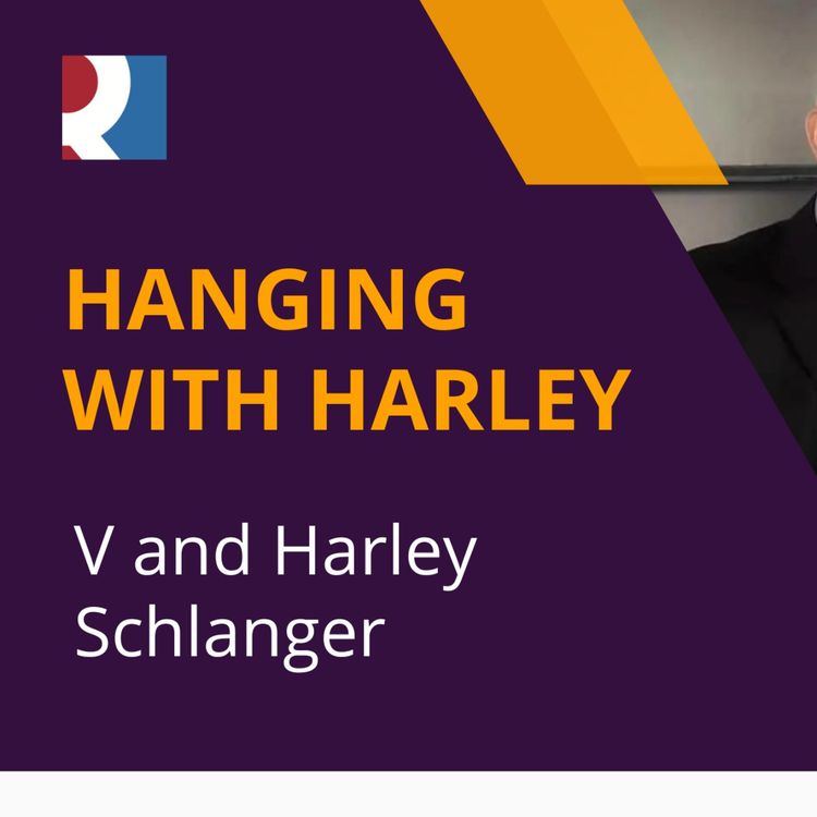 cover art for Hanging with Harley - V and Harley Schlanger
