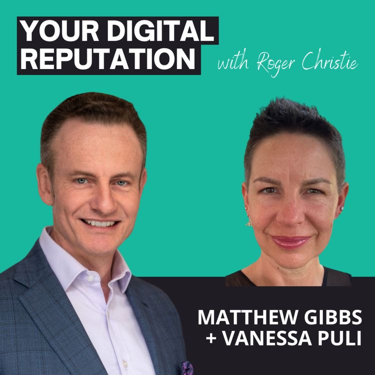 cover art for 28. Matthew Gibbs + Vanessa Puli | Should leaders avoid social media? 