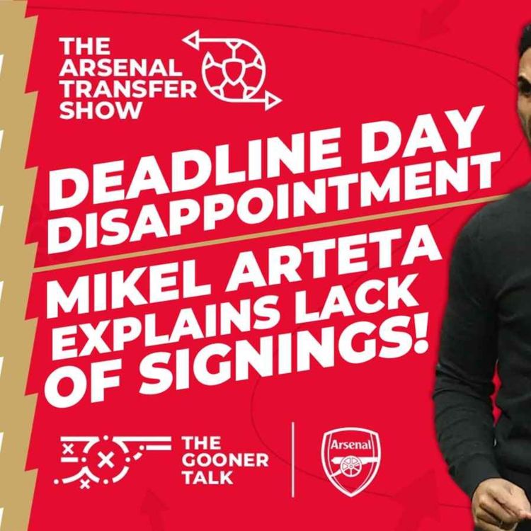 cover art for The Arsenal Transfer Show EP378: Mikel Arteta Expects NO Signings! Holding & Lokonga Exits