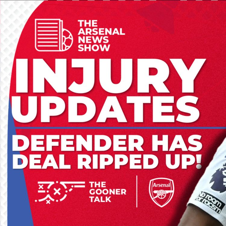 cover art for The Arsenal News Show EP482: Jurrien Timber, Mikel Merino, Declan Rice, Omar Rekik & More!