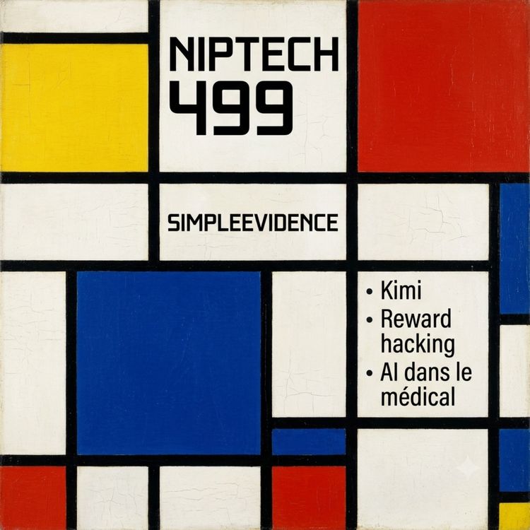 cover art for 499 - SimpleEvidence - Kimi, Reward hacking, AI dans le médical