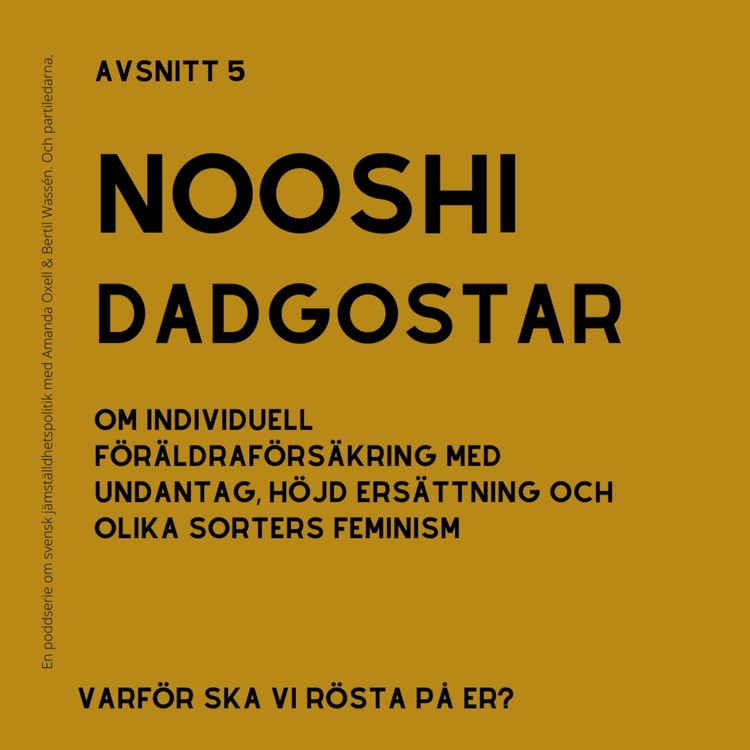 cover art for Avsnitt 5: Nooshi Dadgostar, Vänsterpartiet