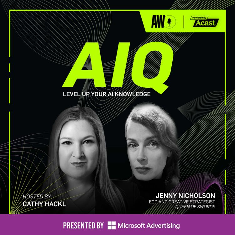 cover art for AIQ w/ Creative Strategist Jenny Nicholson