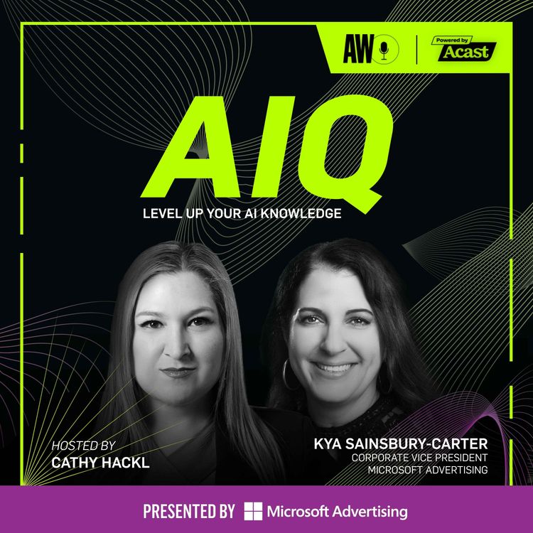 cover art for AIQ w/ Microsoft Advertising's Kya Sainsbury-Carter