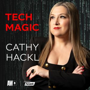 cover art for TechMagic with Cathy Hackl