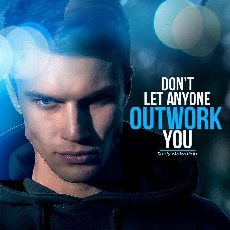 cover art for NEVER LET ANYONE OUTWORK YOU - Motivational Compilation for Success & Studying