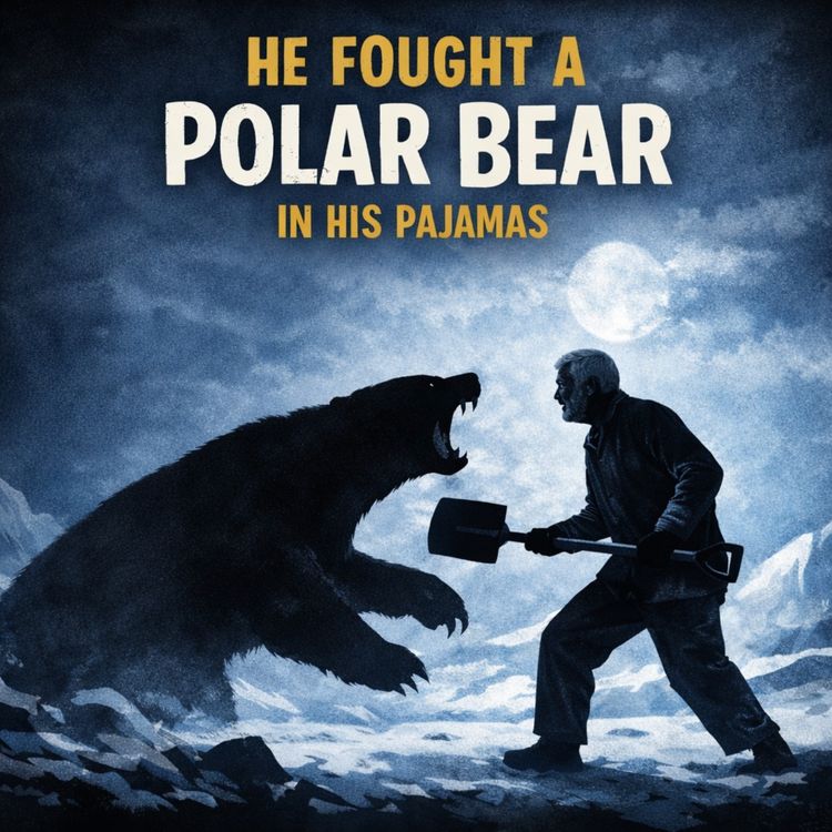 cover art for He Fought a Polar Bear in His Pajamas