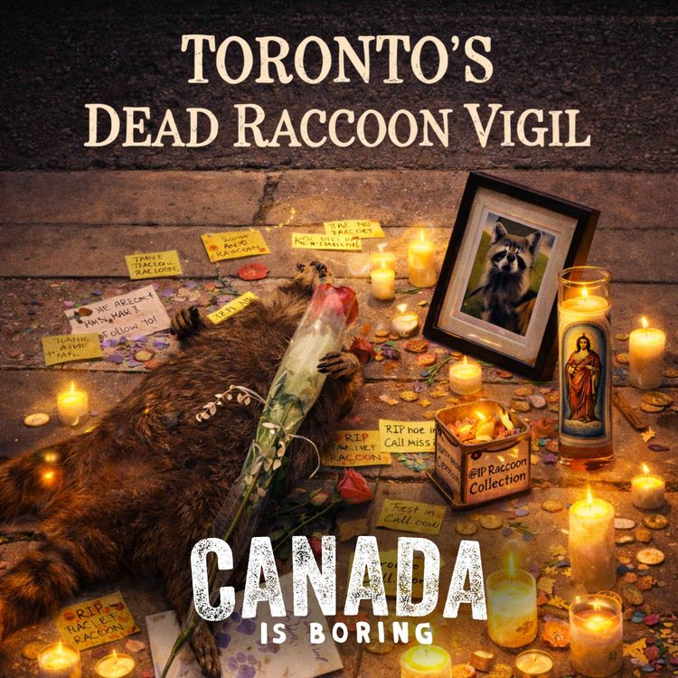 cover art for Toronto's Dead Raccoon Vigil