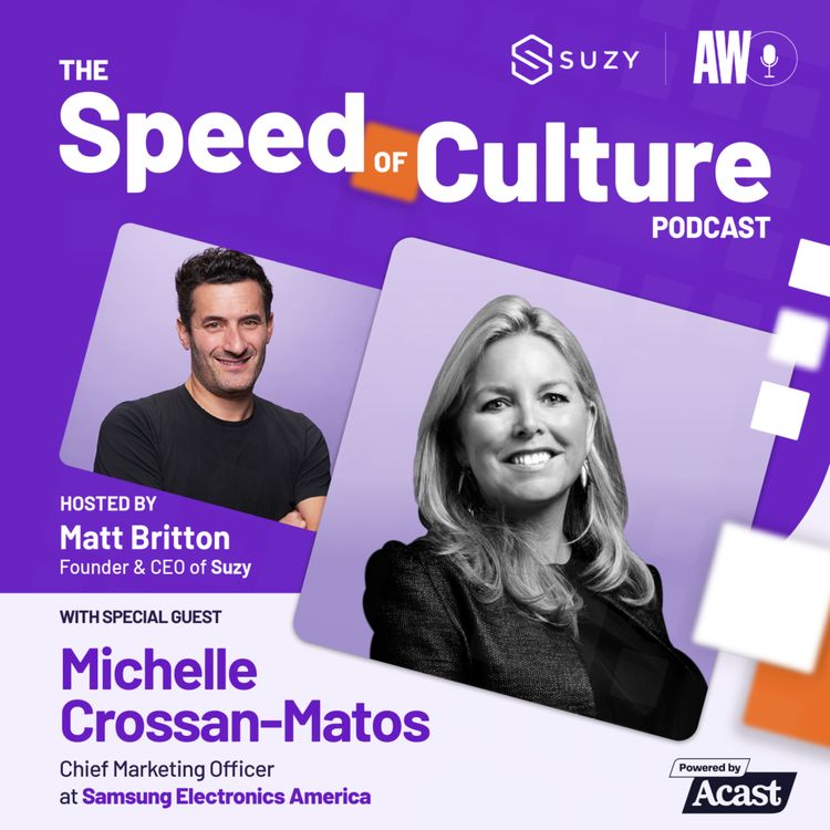 cover art for Empowering Gen Z through Sustainability and Innovation with Michelle Crossan-Matos, CMO at Samsung Electronics America