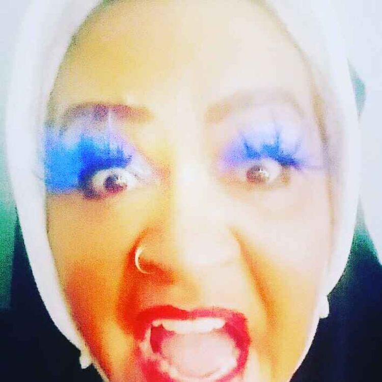 cover art for Meet Sister Glitternullius, a nun of the order of perpetual plastic.