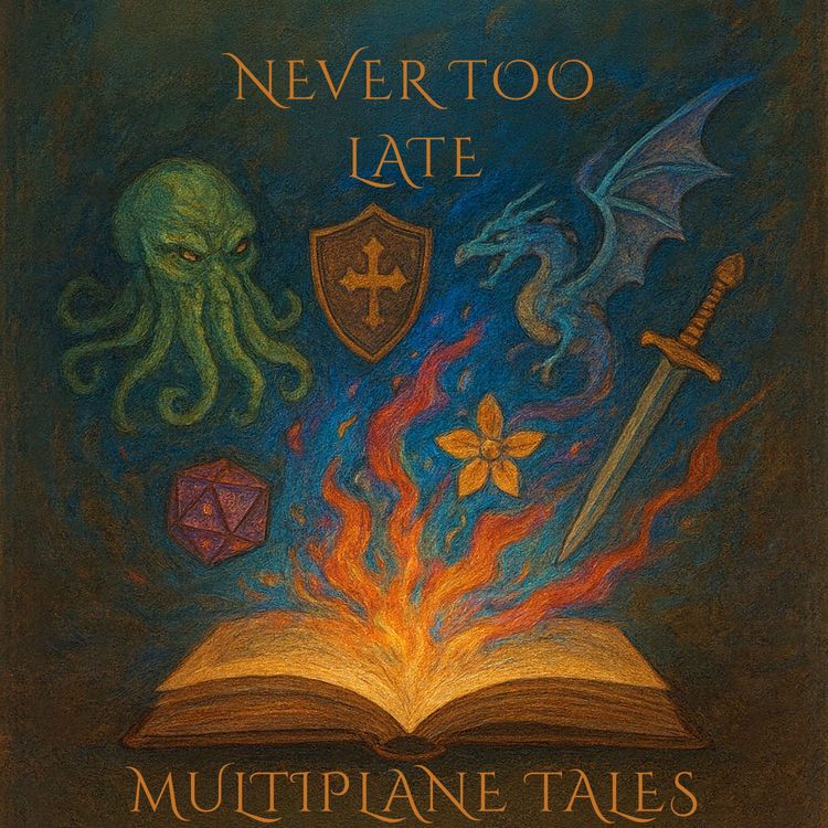cover art for Never Too Late