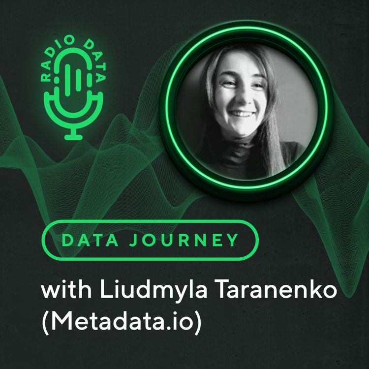 cover art for Data Journey with Liudmyla Taranenko (Metadata.io) - Using data science to automate B2B marketing tasks