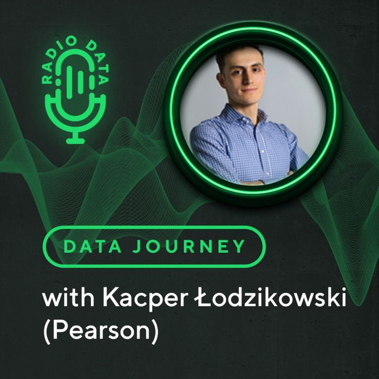 cover art for Data Journey with Kacper Łodzikowski (Pearson) - Data and AI in learning and education