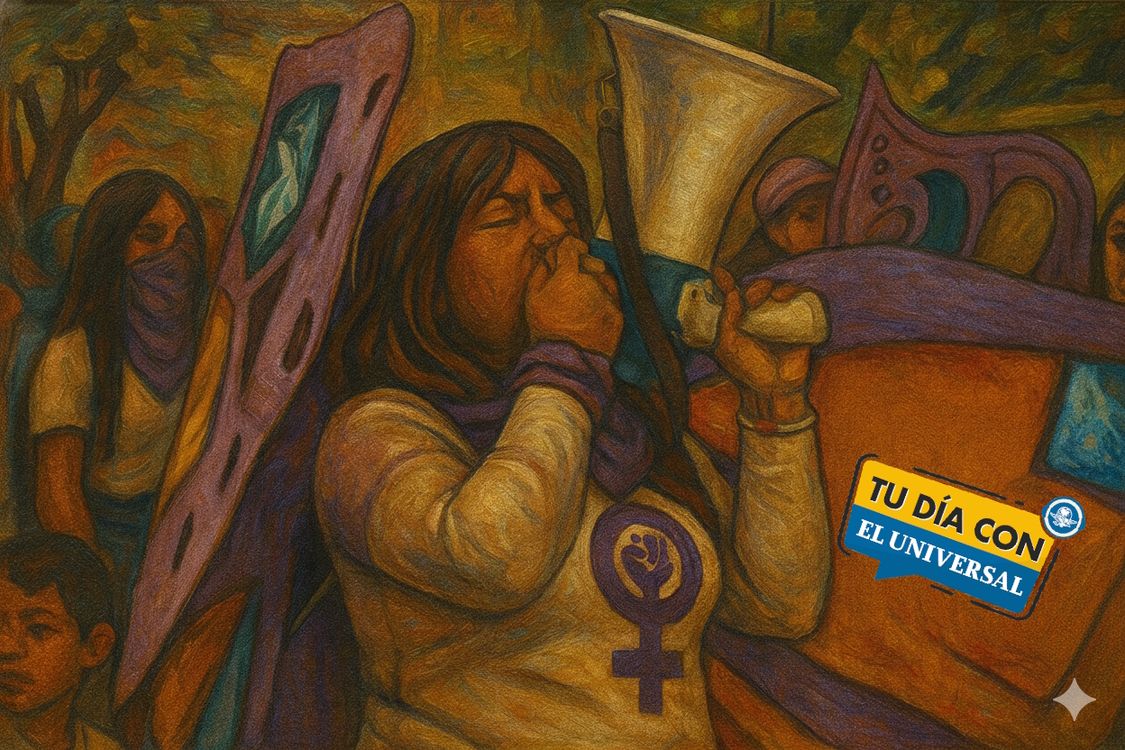 cover art for 25N: “¡Basta ya de la violencia!”, exigen mujeres en el mundo