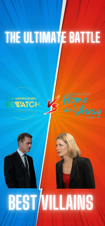 cover art for Neighbours VS Home and Away: Best Villains