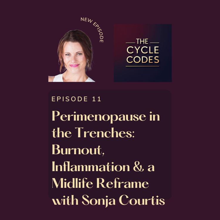 cover art for Perimenopause in the Trenches: Burnout, Inflammation & a Midlife Reframe with Sonja Courtis