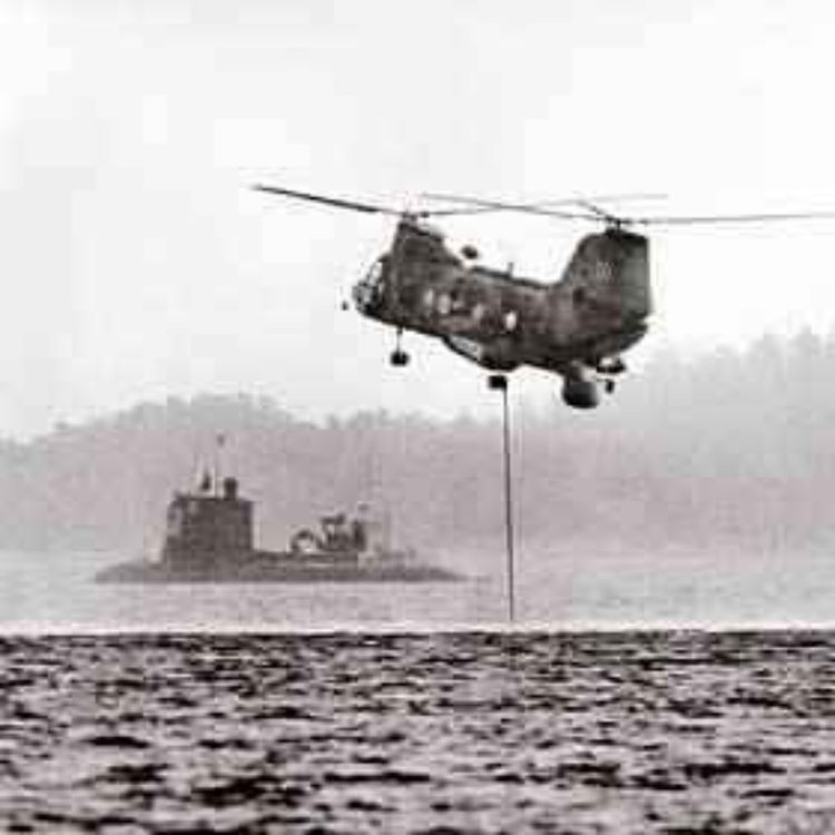 cover art for Jakten på ett främmande föremål i Törefjärden 1987, dykare inom försvarsmakten berättar.