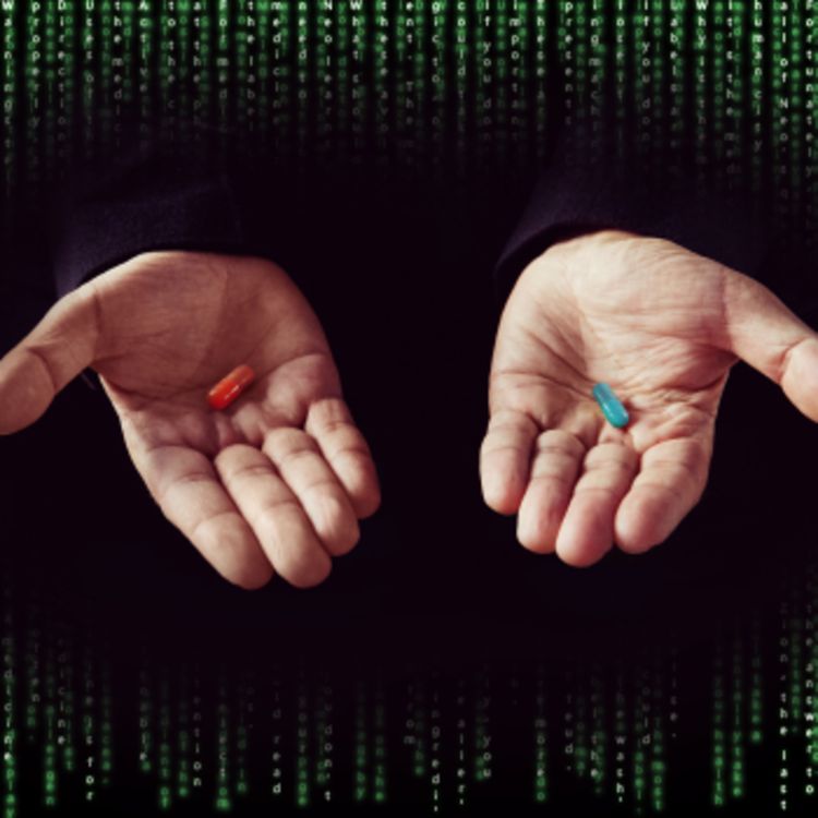 cover art for اپیزود هجدهم: قرص آبی یا قرص قرمز؟