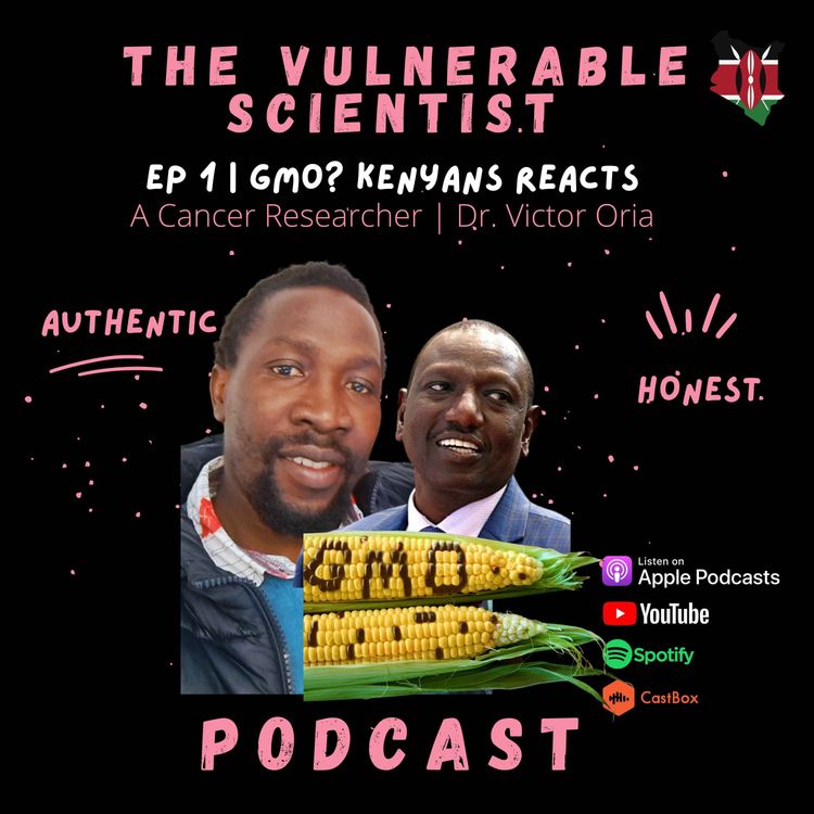 cover art for 001 | GMO? Kenyan Cancer Researcher Reacts | Dr. Victor Oria