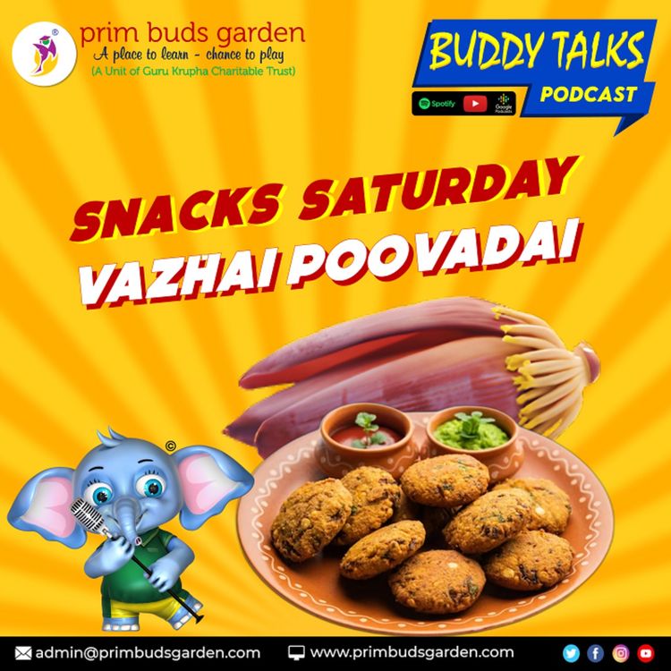 cover art for BUDDY TALKS #podcast | Vazhaipoo Vadai recipe in Tamil | மொறு மொறு வாழைப்பூ வடை #snacks 