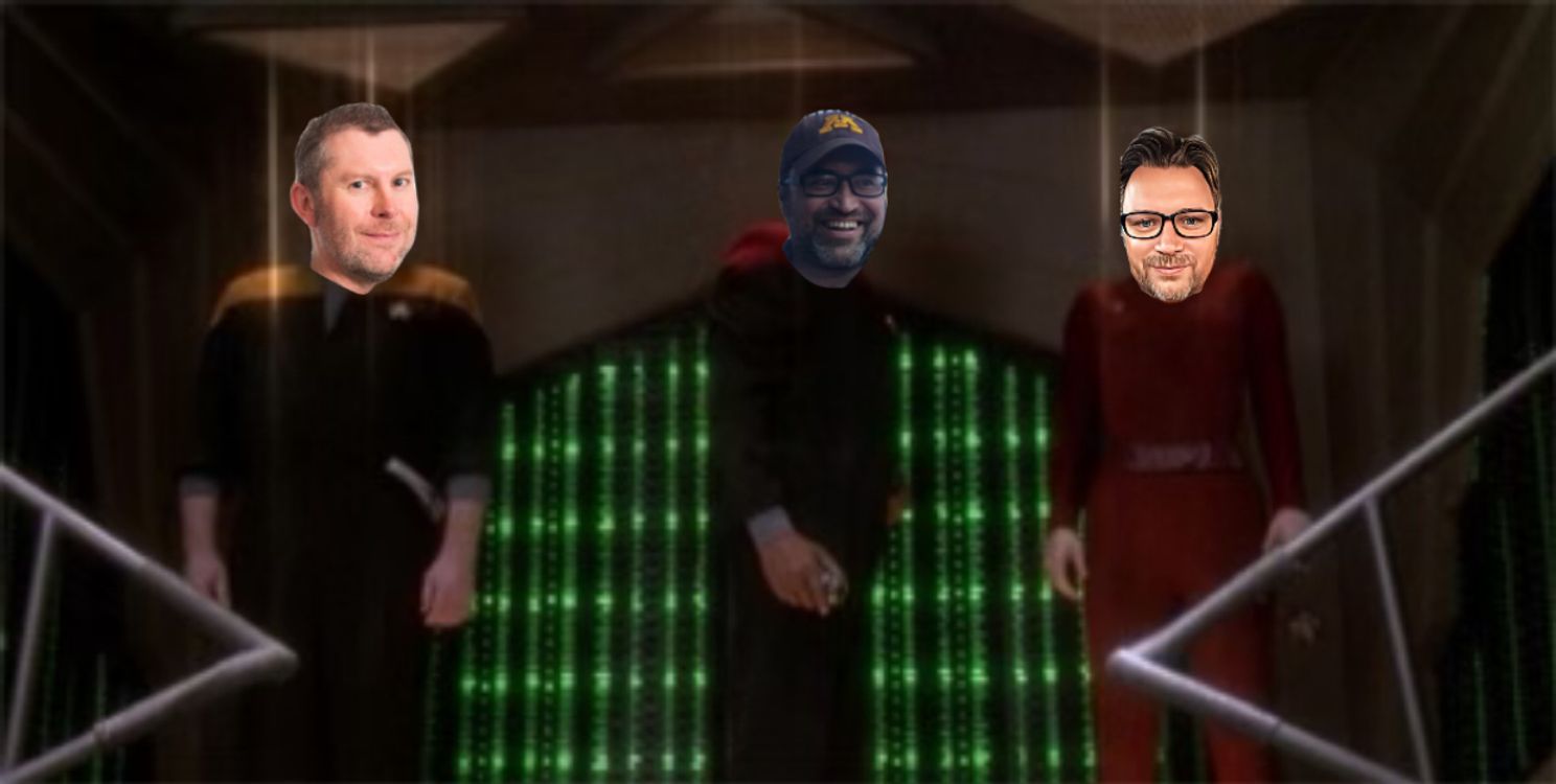 cover art for Episode 99: DS9’s Shattered Mirror