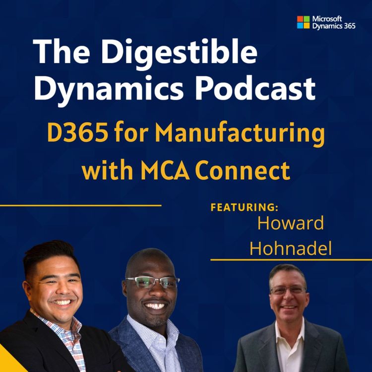 cover art for D365 for Manufacturing with MCA Connect