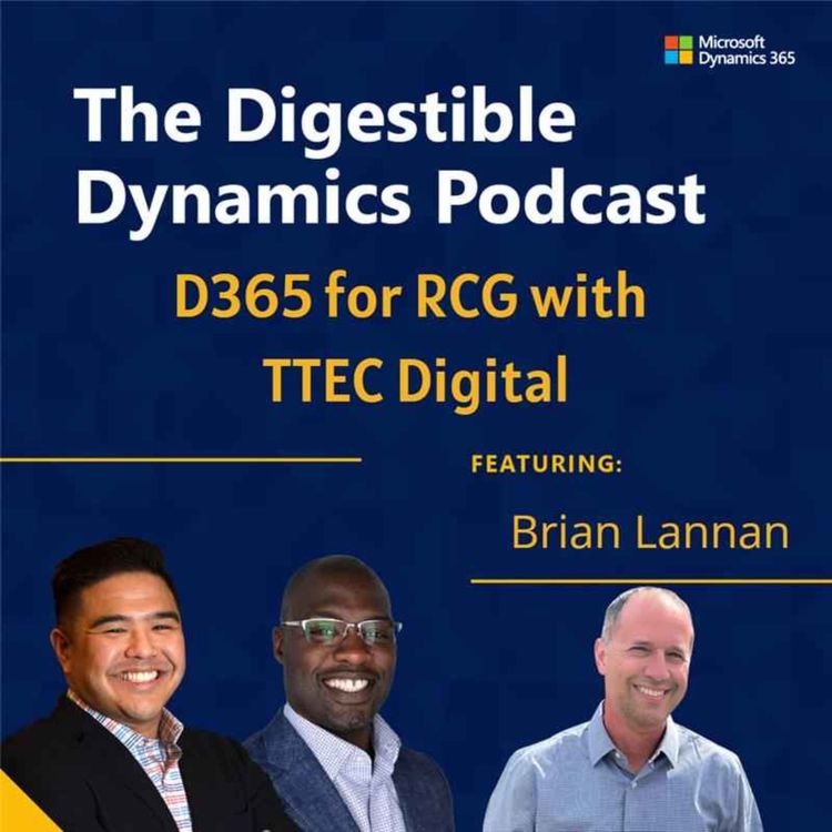 cover art for D365 for RCG with TTEC Digital