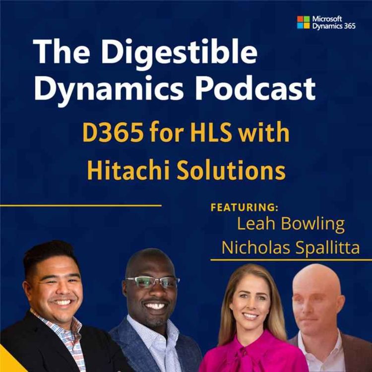 cover art for D365 for HLS with Hitachi Solutions 
