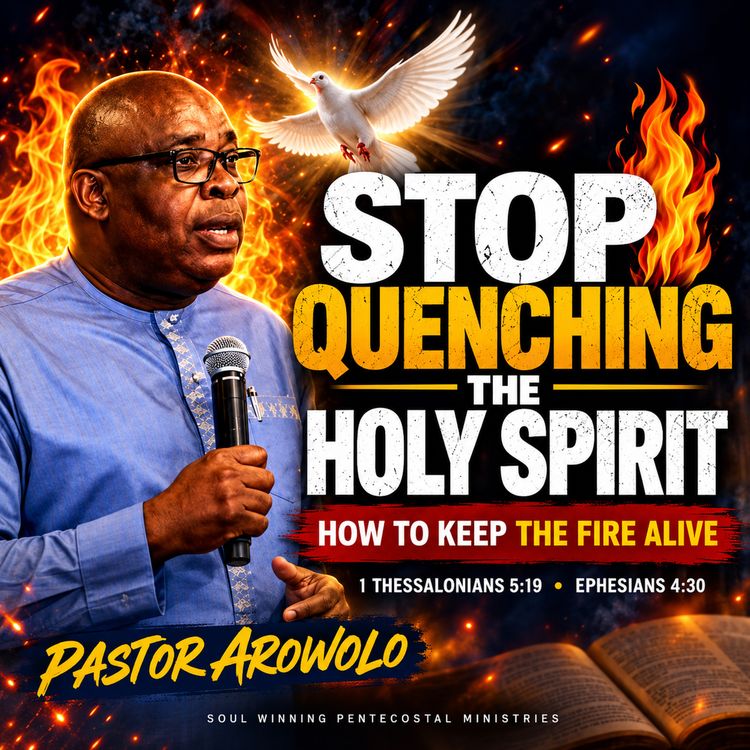 cover art for Pastor Arowolo- Stewards of the Sacred Fire: How to Stop Quenching the Holy Spirit