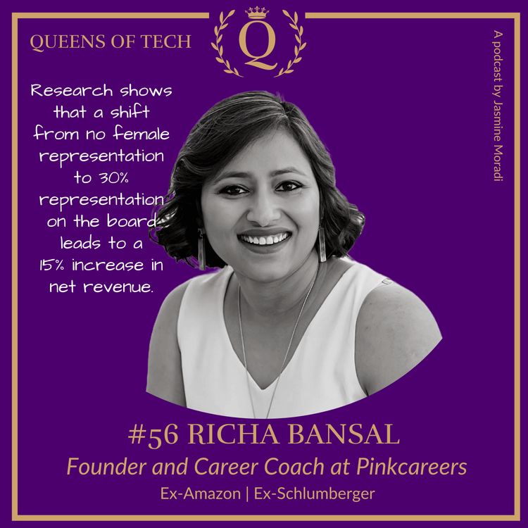 cover art for Tech Queen: Richa Bansal - Founder and Career Coach at Pinkcareers