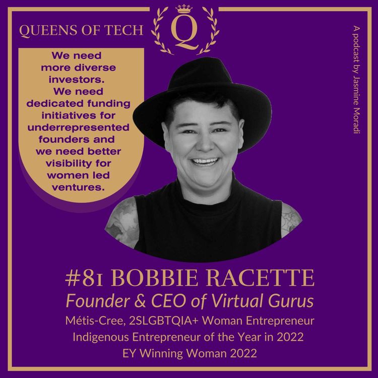 cover art for Tech Queen: Bobbie Racette  – Founder & CEO of Virtual Gurus